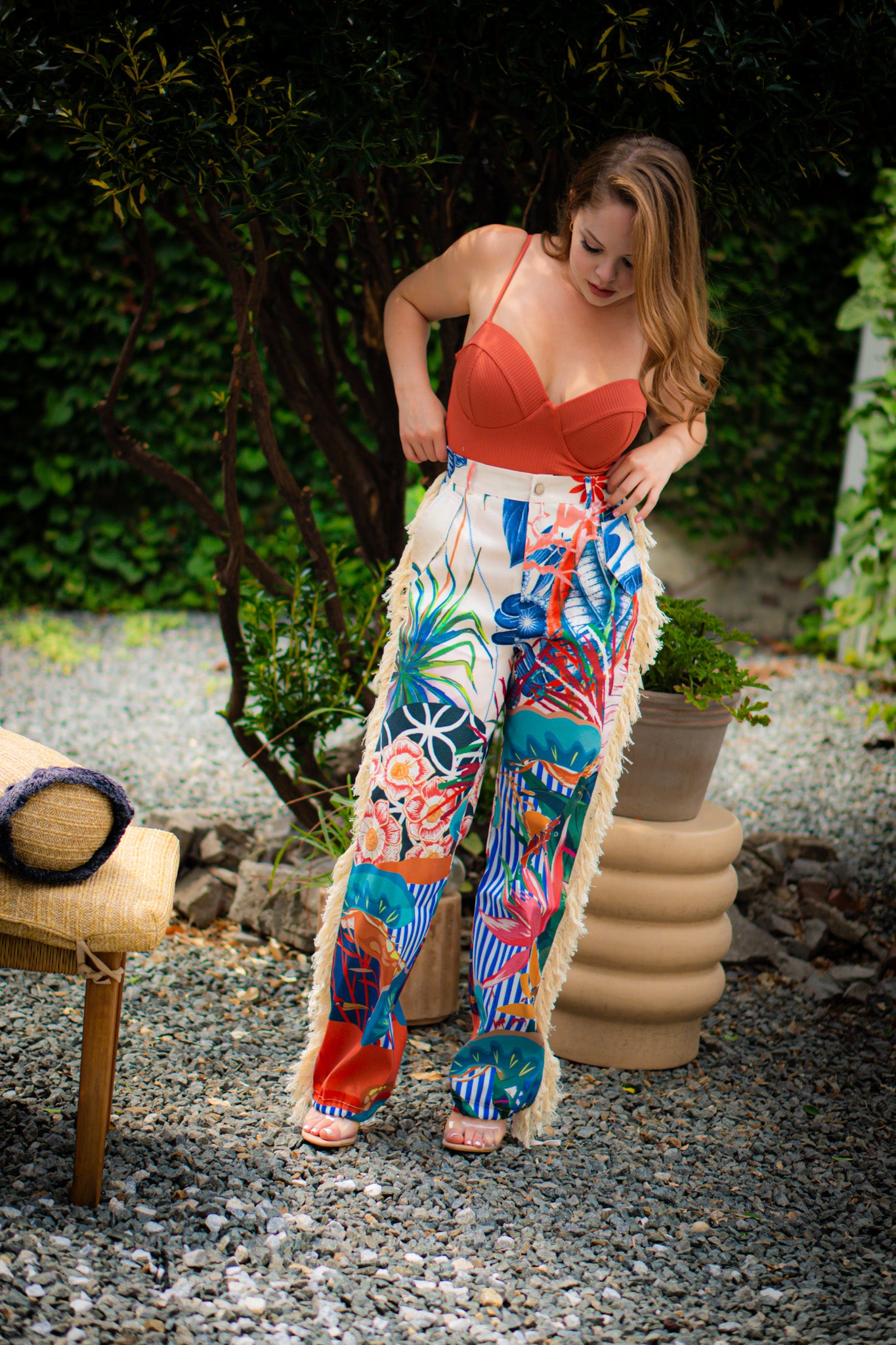 ISLAND GAL | FRINGE PANTS