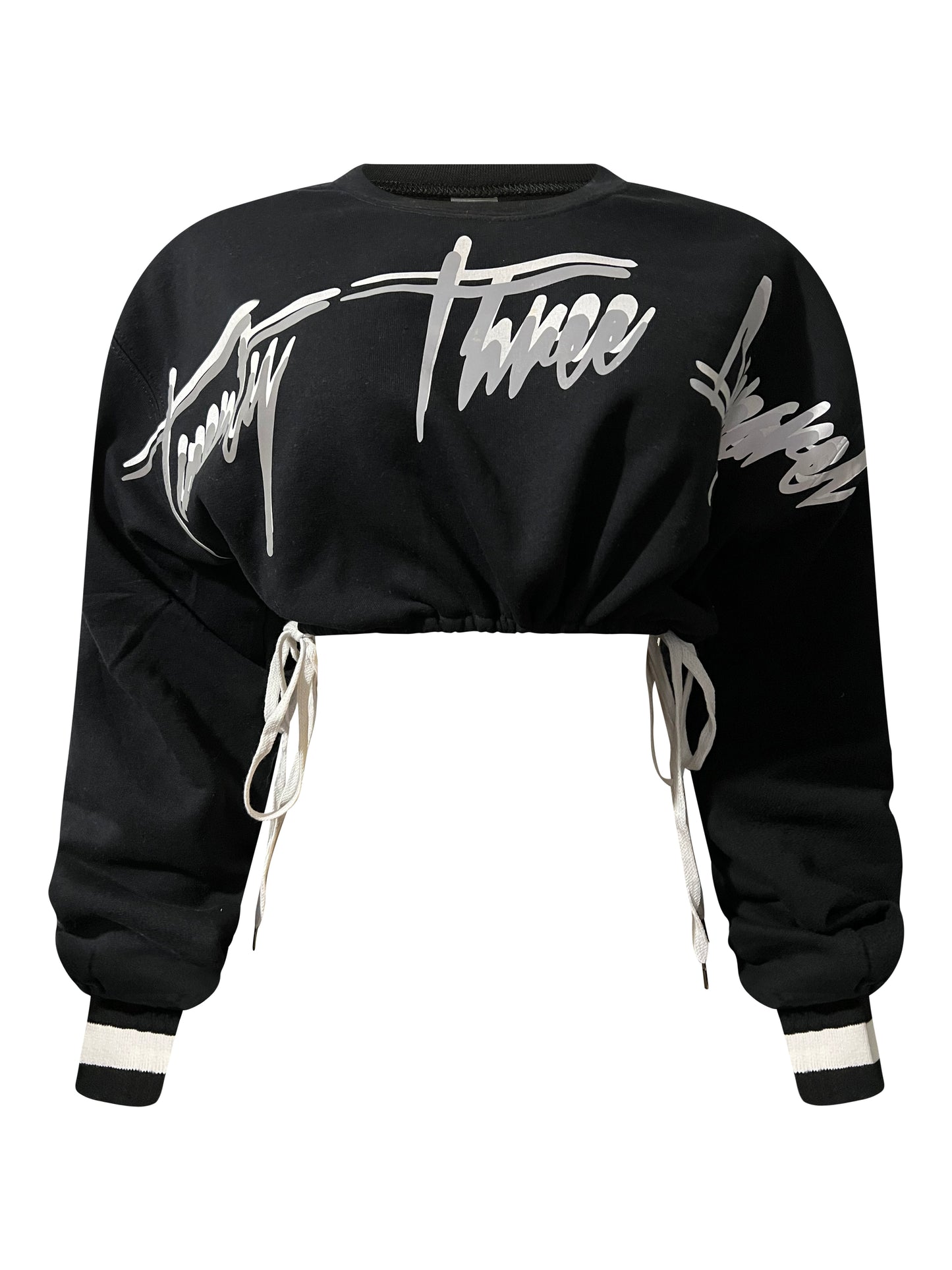MIDNIGHT CROPPED CREWNECK | SIGNATURE PULLOVER