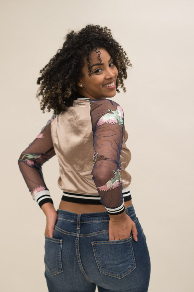 SATIN LUVA | JACKET
