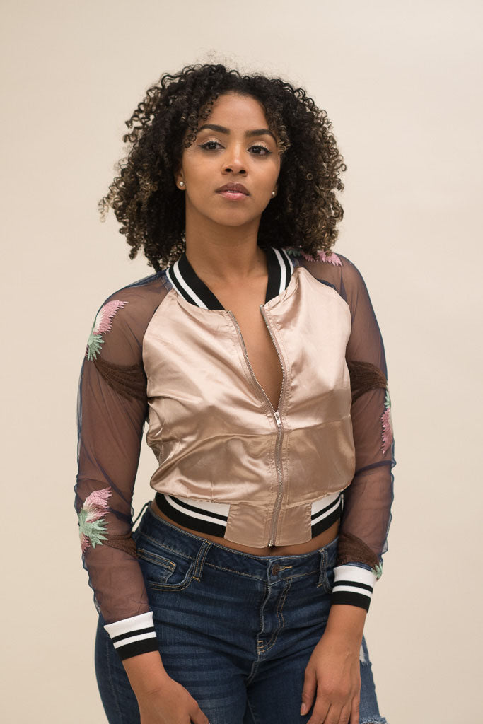 SATIN LUVA | JACKET