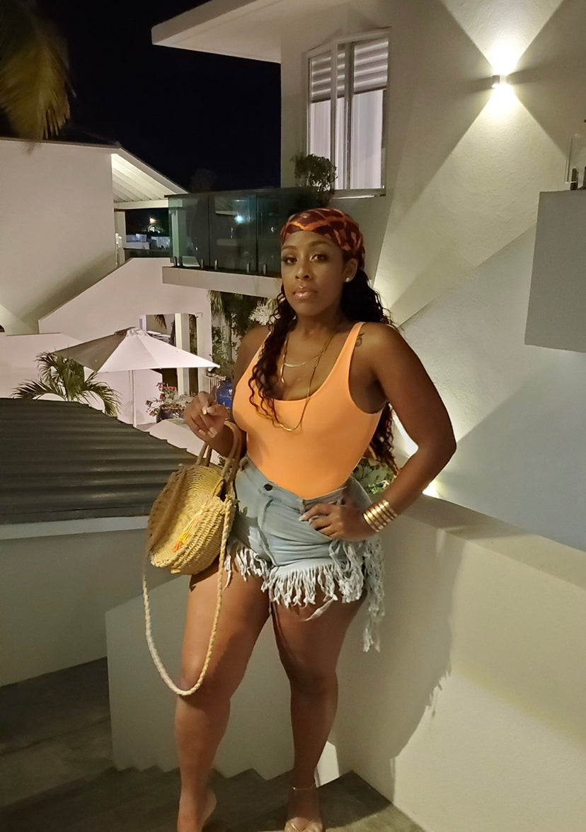 SASSY | FRINGE DENIM SHORTS