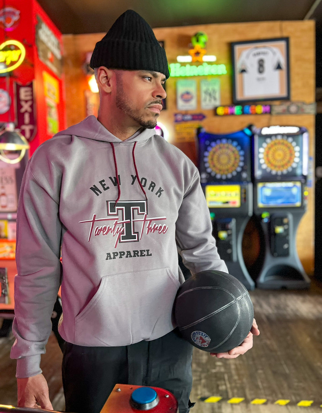 VARSITY SIGNATURE CUSTOM HOODIES | ROCK GREY