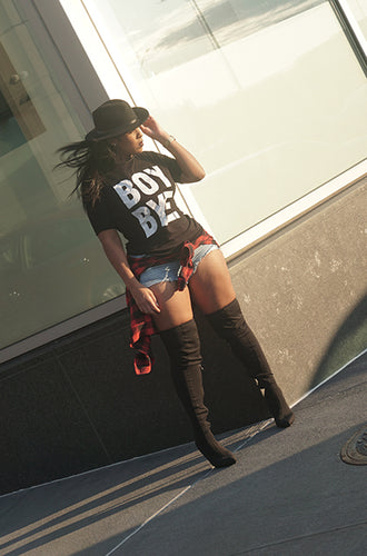 BOY BYE | T- SHIRT DRESS