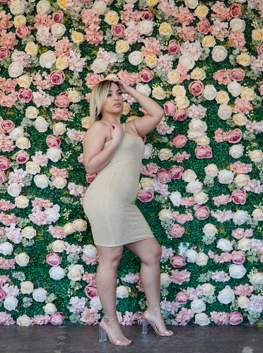 CHAMPAGNE | CUSTOM MINI DRESS